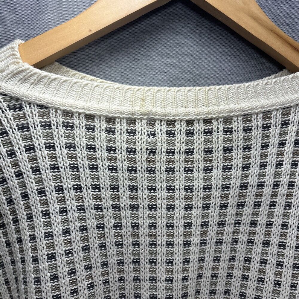 Vintage Pendleton Country Traditionals Cream Knit Crewneck Sweater Mens Large - Picture 6 of 7